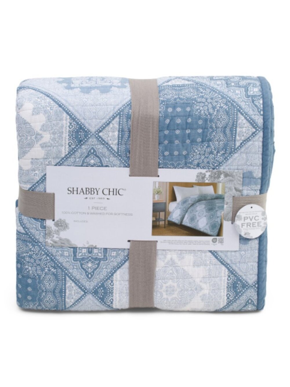 SHABBY CHIC Cotton Bandana Quilt